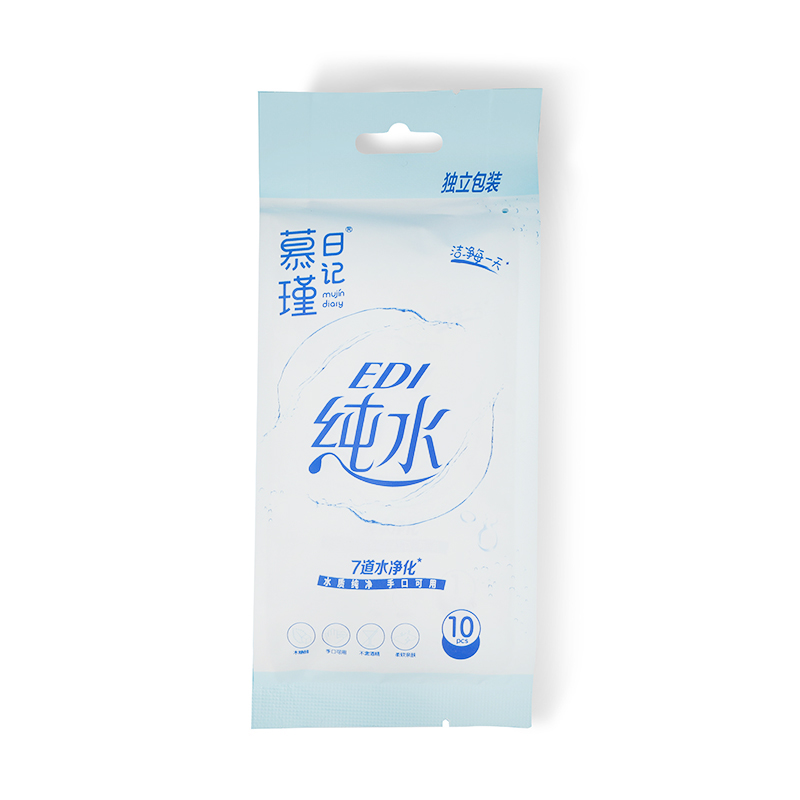 99% vatten hypoallergena Aqua Pure Sensitive Baby Wipes Enkelservett