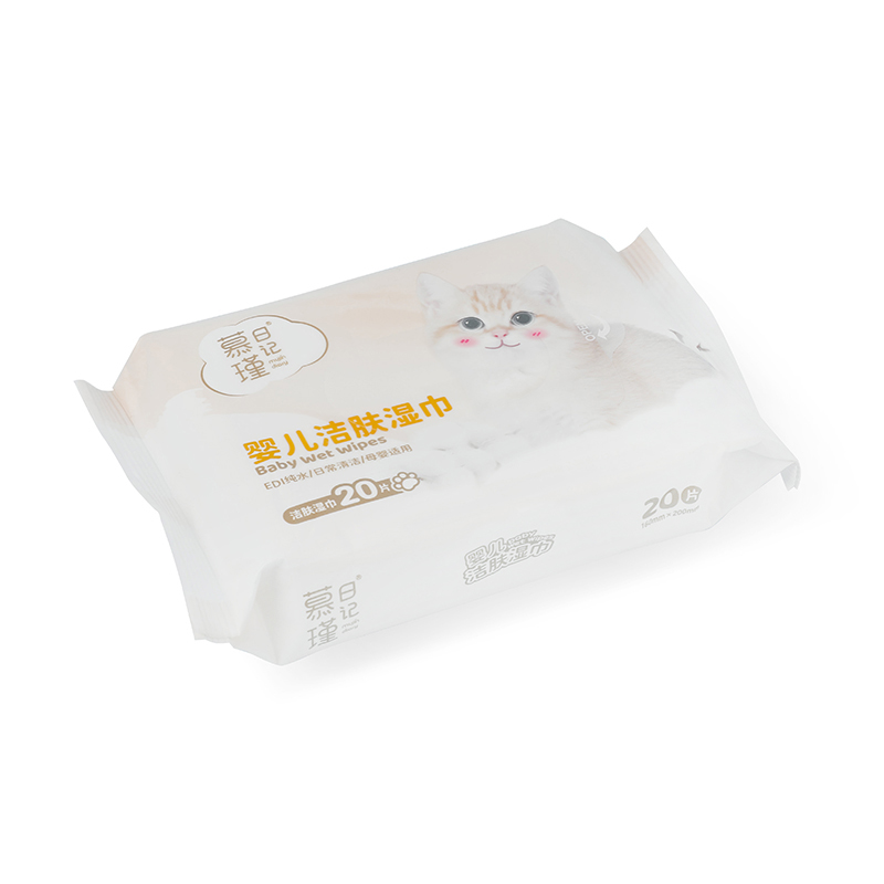 20 Wipes On-The-Go Mini Hypoallergena Rengöring Baby Wipes