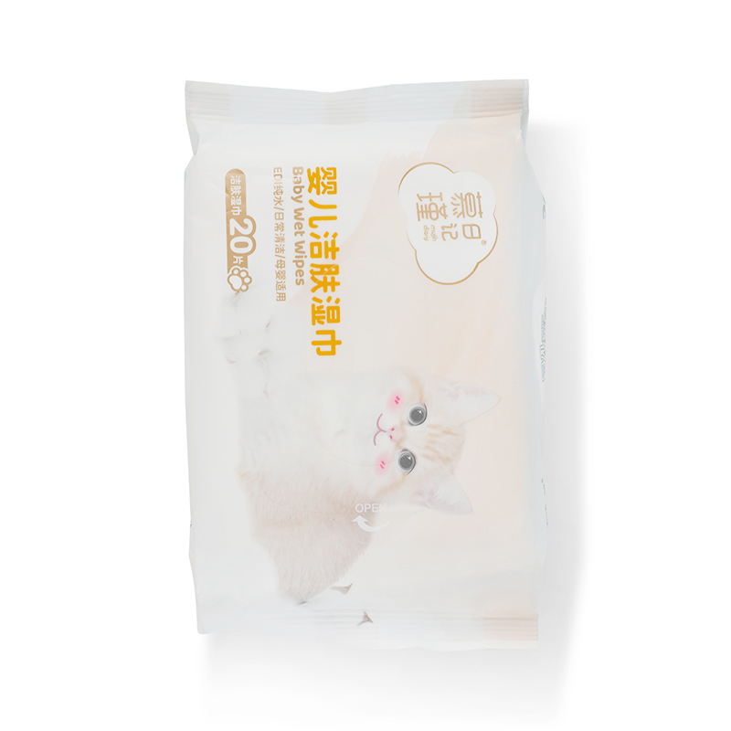 20 Wipes On-The-Go Mini Hypoallergena Rengöring Baby Wipes